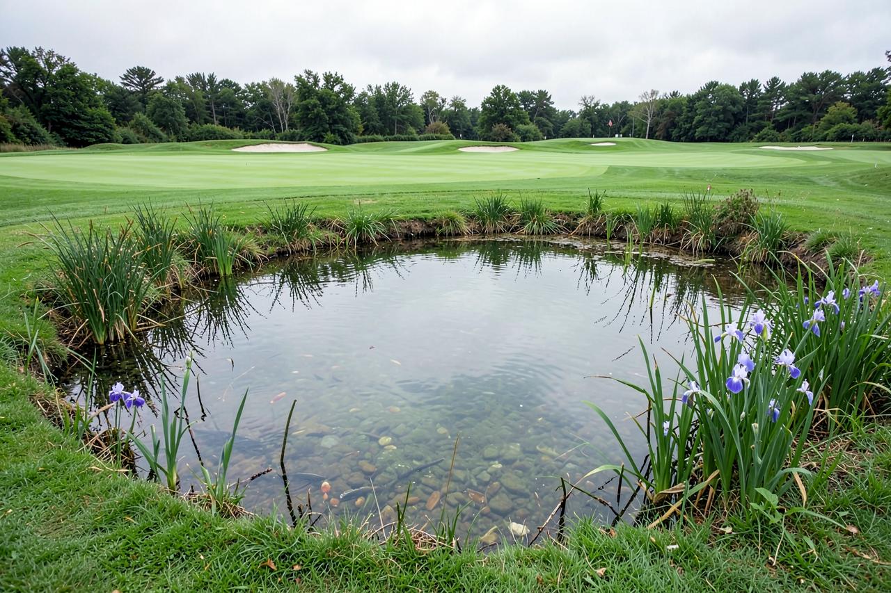 Golf Course Hazard after restoration